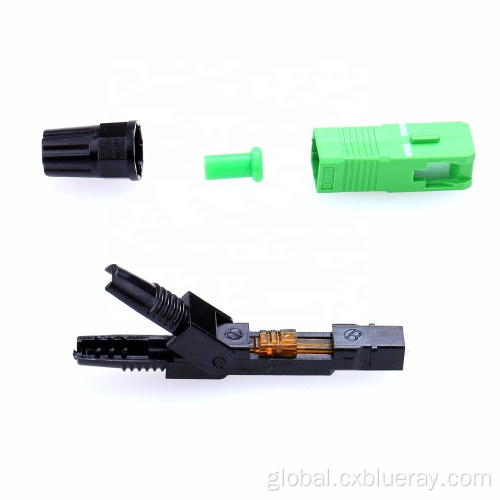 Fiber Optic Connectors SC APC UPC Ftth Quick Fibre Optic Connectors Manufactory